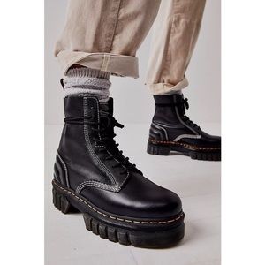 Free People Audrick Quilted Lace Up Boots